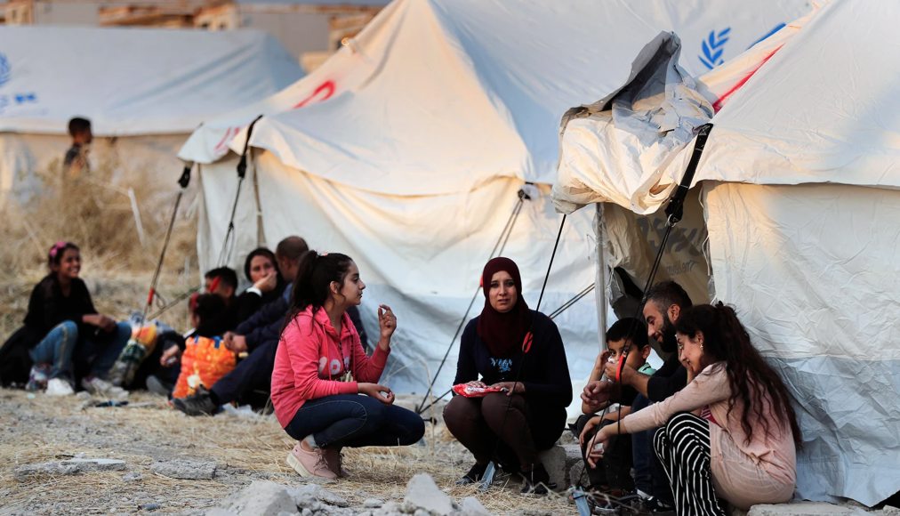 Syriens déplacés dans le camp de réfugiés de Bardarash, au nord de Mossoul (Irak )en octobre 2019. Syriens déplacés dans le camp de réfugiés de Bardarash, au nord de Mossoul (Irak )en octobre 2019. / RNS
