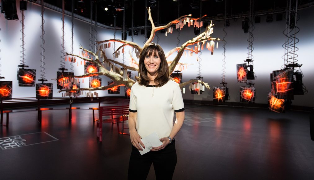 Samedi 15 février, Aline Bachofner présentera pour la dernière fois l'émission «Faut pas croire» de la RTS. Samedi 15 février, Aline Bachofner présentera pour la dernière fois l'émission «Faut pas croire» de la RTS. / DR