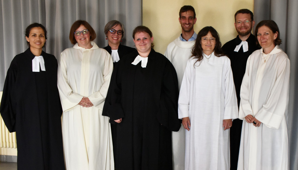 Les futur·es diacres et pasteur·es de l'EERV seront consacré·es le 3 septembre à la cathédrale de Lausanne Les futur·es diacres et pasteur·es de l'EERV seront consacré·es le 3 septembre à la cathédrale de Lausanne / ©Gérard Jaton/EERV