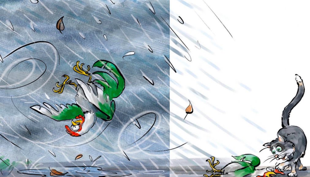 Dans un livre illustré, le chansonnier Andrew Bond relate les aventures d’un coq de clocher tombé de son piédestal qui découvre sa paroisse de l’intérieur. Dans un livre illustré, le chansonnier Andrew Bond relate les aventures d’un coq de clocher tombé de son piédestal qui découvre sa paroisse de l’intérieur. / ©DR