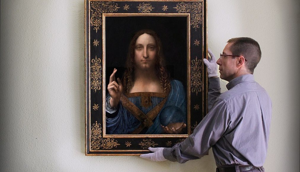 Le tableau Salvator Mundi par Léonard de Vinci Le tableau Salvator Mundi par Léonard de Vinci / @Wikimedia Commons (CC BY-SA 4.0 / MGRANAI)
