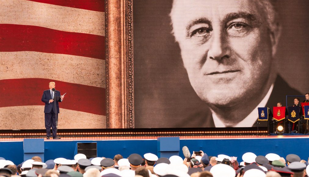 Trump reprend la prière de Roosevelt à l'occasion du 75ème anniversaire du Débarquement Trump reprend la prière de Roosevelt à l'occasion du 75ème anniversaire du Débarquement / ©Flikr / Shealah Craighead